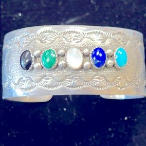 Sterling Silver Turquoise Bangle Bracelet